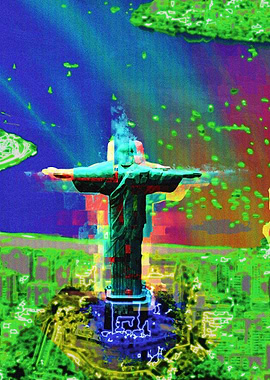Glitch Christ The Redeemer