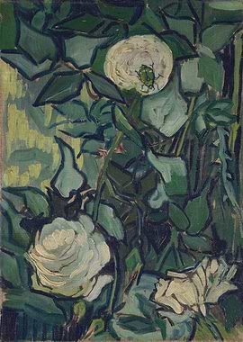 Roses and Beetle 1890