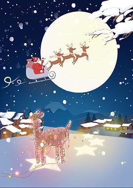 Santa Claus reindeer