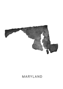 Maryland state map