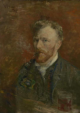 Self Portrait with Pipe an