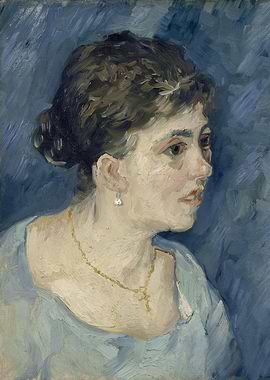 Portrait of a Woman in Blu
