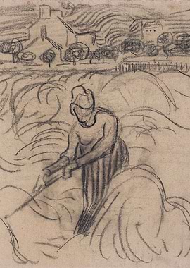 Peasant Woman Working the