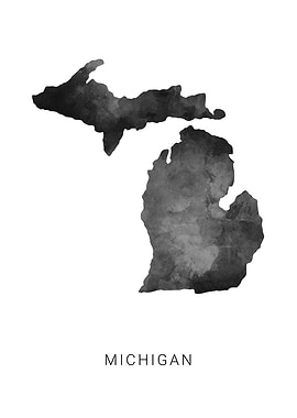 Michigan state map