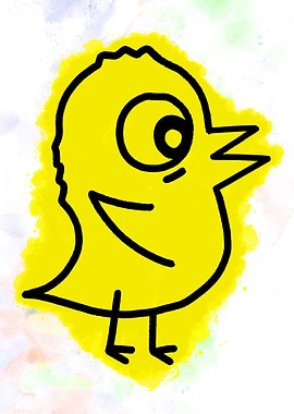 Adorable Cute Chicken