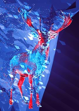 Deer digital art