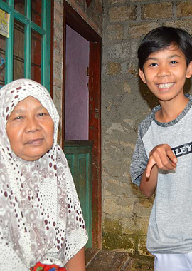 grandma and grandsone