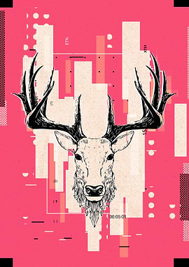 Deer digital art