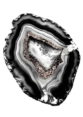 Agate Rose Gold Glam 1