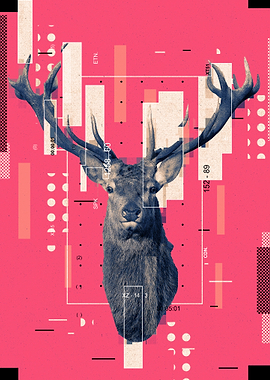 Deer digital art