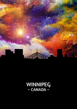 Winnipeg Canada Skyline