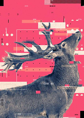 Deer digital art