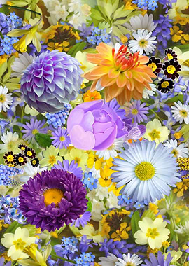 Colorful Flowers nature