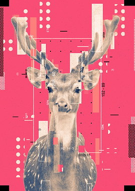 Deer digital art