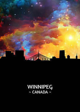 Winnipeg Canada Skyline