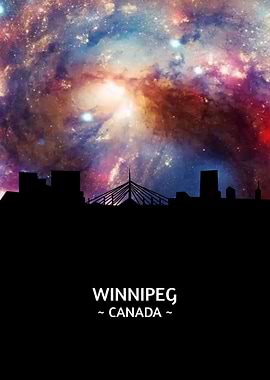 Winnipeg Canada Skyline