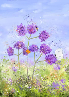 Verbena in the Meadow