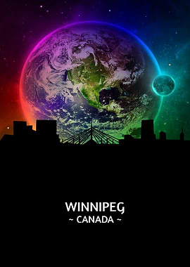 Winnipeg Canada Skyline
