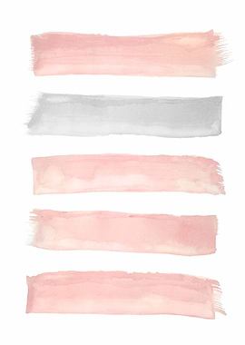 peach gray watercolor