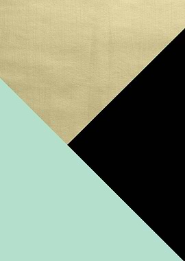 Gold Mint Black Geo 1