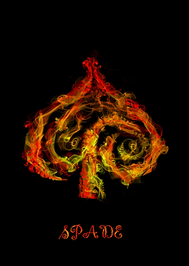 Fire Spade Card