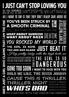 Michael Jackson lyrics