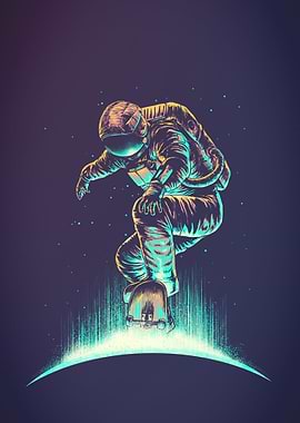 Space Skateboard