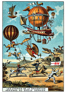 Steampunk flying machines