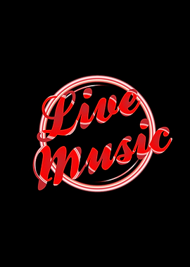 Live Music Florescent Ligh