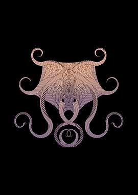 Geometric Squid Octopus