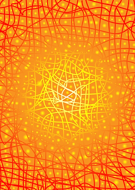 A hot abstract molten lava