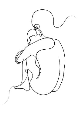 Crouching Female Nude