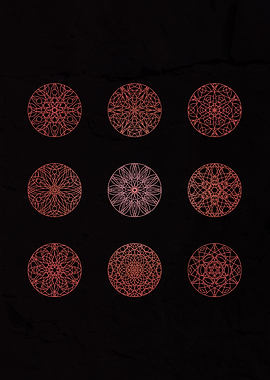 Sacred geometry mandalas