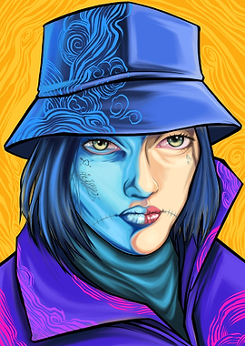 Color Girl Blue Vibe