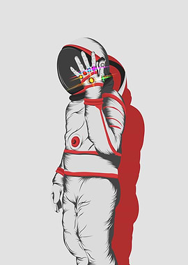 Astonaut And Six Stones