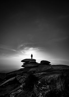 Silhouette at sunset