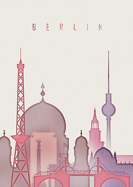 Berlin Germany Skyline