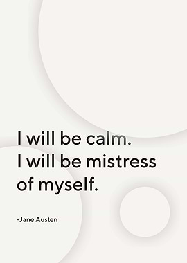 I Will Be Calm