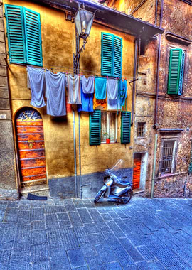 Washday in Siena