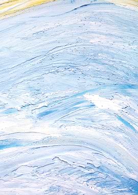 White and blue texture ha