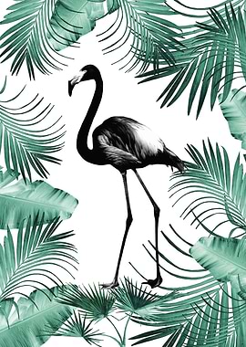 Flamingo in the Jungle 2