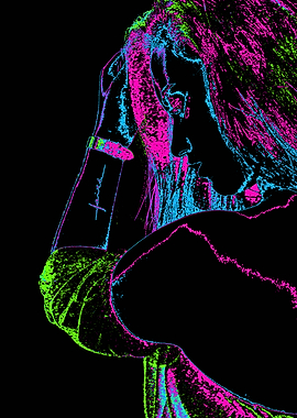 Neon Lady One Dark Faith