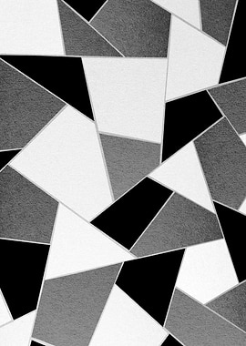 Gray Black White Geo 1