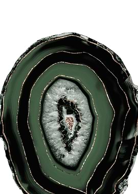 Green Agate Glitter 1