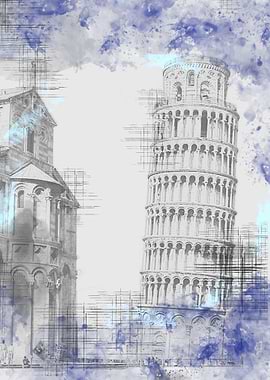 Leaning tower Pisa