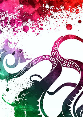 tentacle pop art