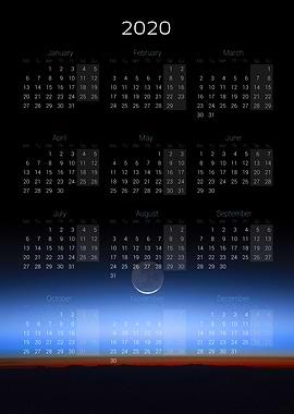 Calendar 2020 — Moon 8