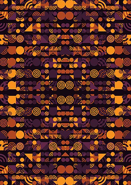 Abstract Symbols Pattern G