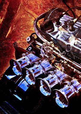 Mighty Car Engine Left