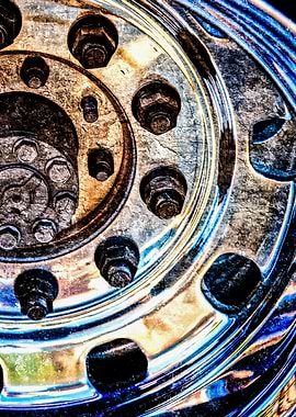 Car Wheel Abstract Right
